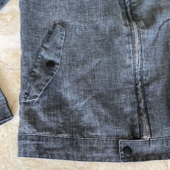 Five Four 100% Linen Chicago Flight Bomber Jacket - Picture 3 of 10